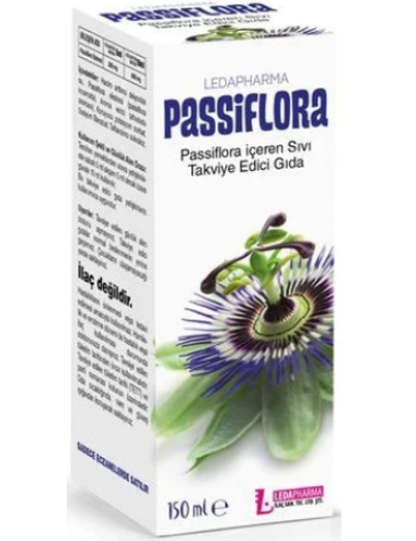 Ledapharma Passiflora ŞURUP150ML Sıvı Takviye Edici Gıda